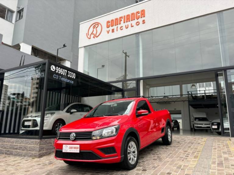 VOLKSWAGEN - SAVEIRO - 2021/2021 - Vermelha - R$ 66.900,00