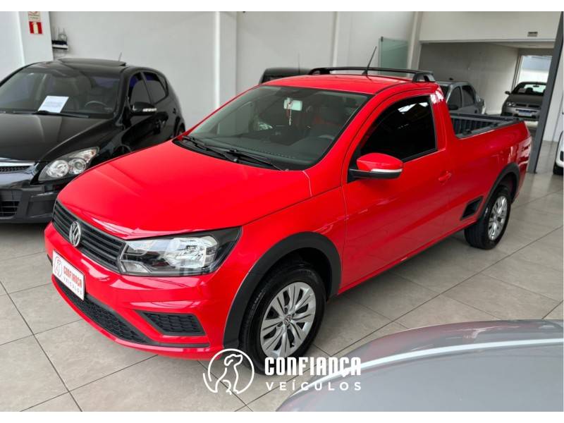 VOLKSWAGEN - SAVEIRO - 2021/2021 - Vermelha - R$ 73.900,00