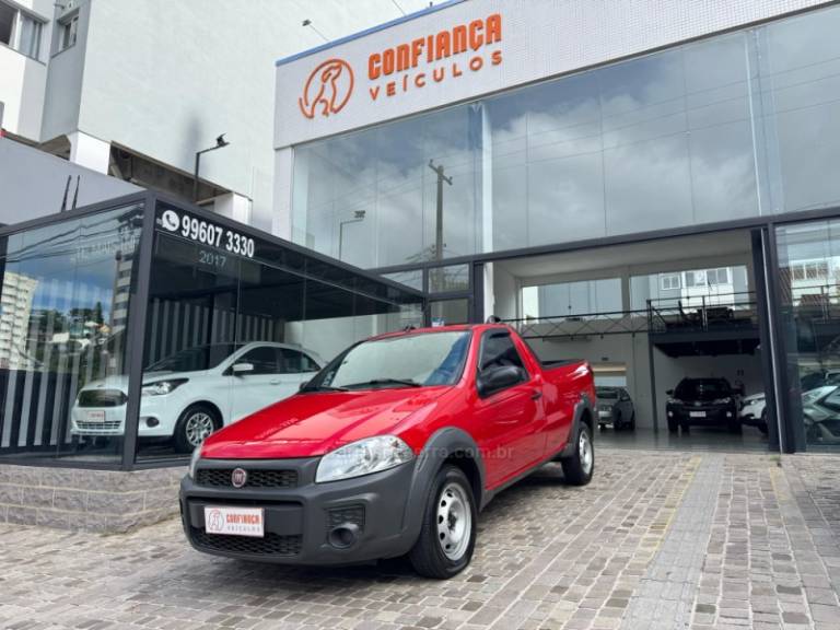 FIAT - STRADA - 2018/2019 - Vermelha - R$ 58.900,00