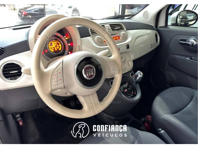 FIAT - 500 - 2011/2012 - Branca - R$ 44.900,00